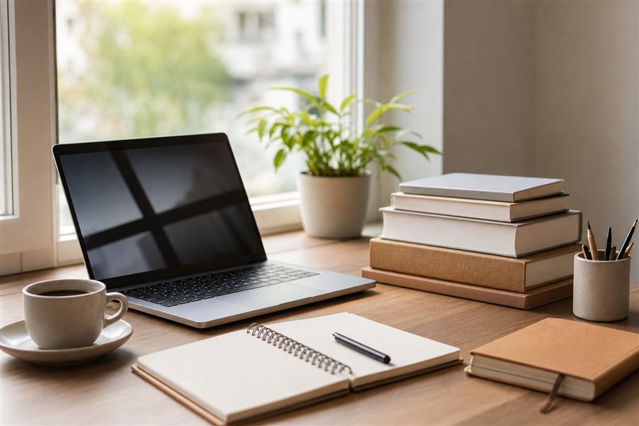 Ambiente de trabalho da redação do portal